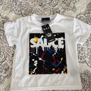 🔥5 for $10🔥Kids White Graphic T-Shirt